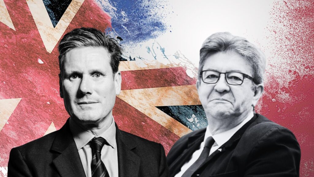 Keir Starmer_Jean-Luc Mélenchon_elezioni francia uk